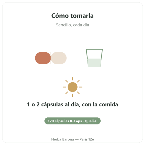 Vitamina C Quali-C – Novoma – 120 cápsulas calidad Paris Herba Barona