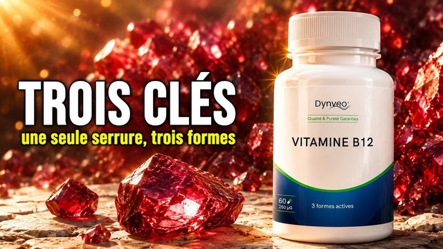 Vidéo Vitamine B12 Dynveo 60 gélules 250 µg 3 formes actives Paris Herba Barona