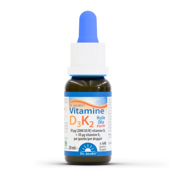 Vitamine D3 K2 Forte Dr. Jacob's 2000 UI 50 µg 20 ml Paris Herba Barona