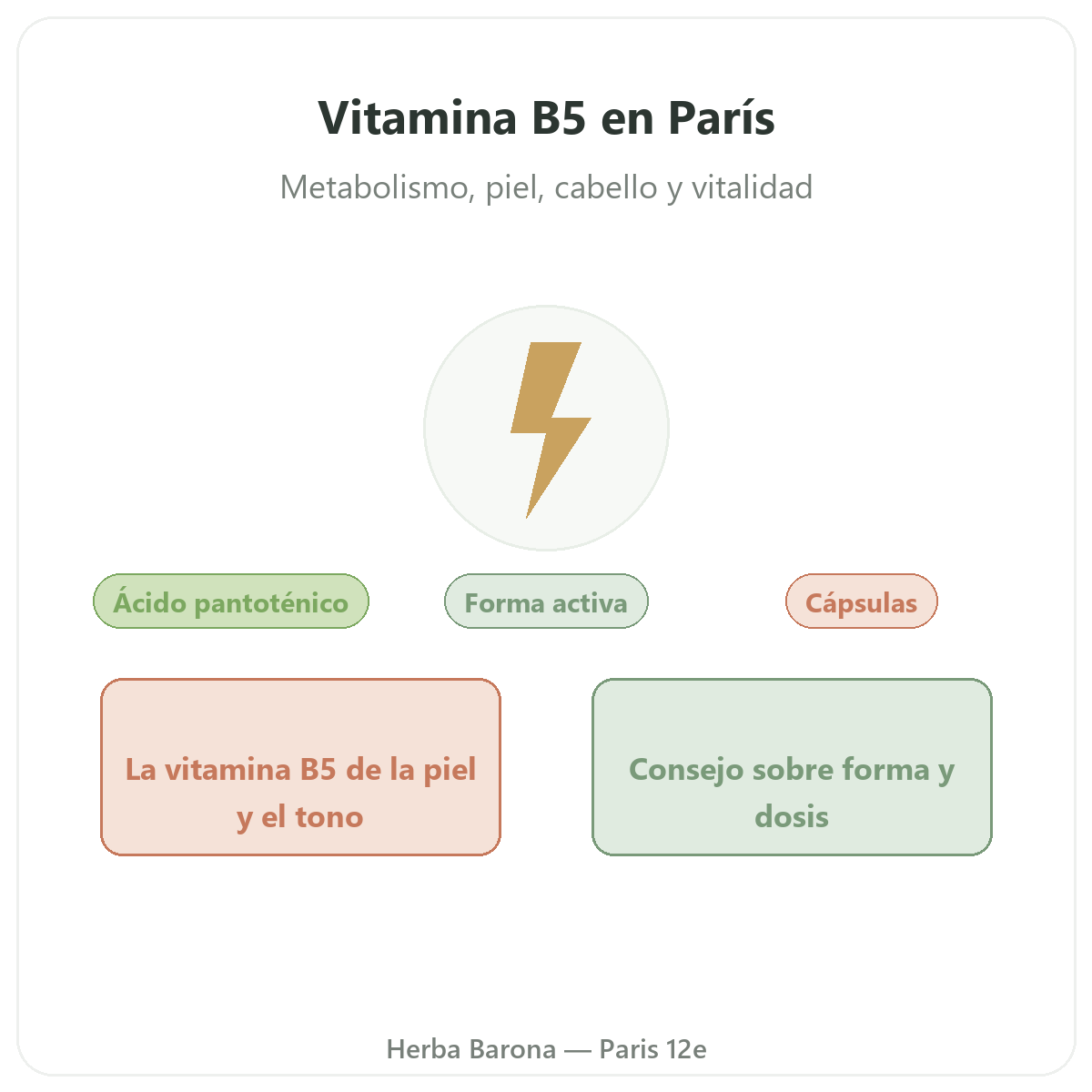 Vitamina B5 París - presentación de la gama en Herba Barona París 12e