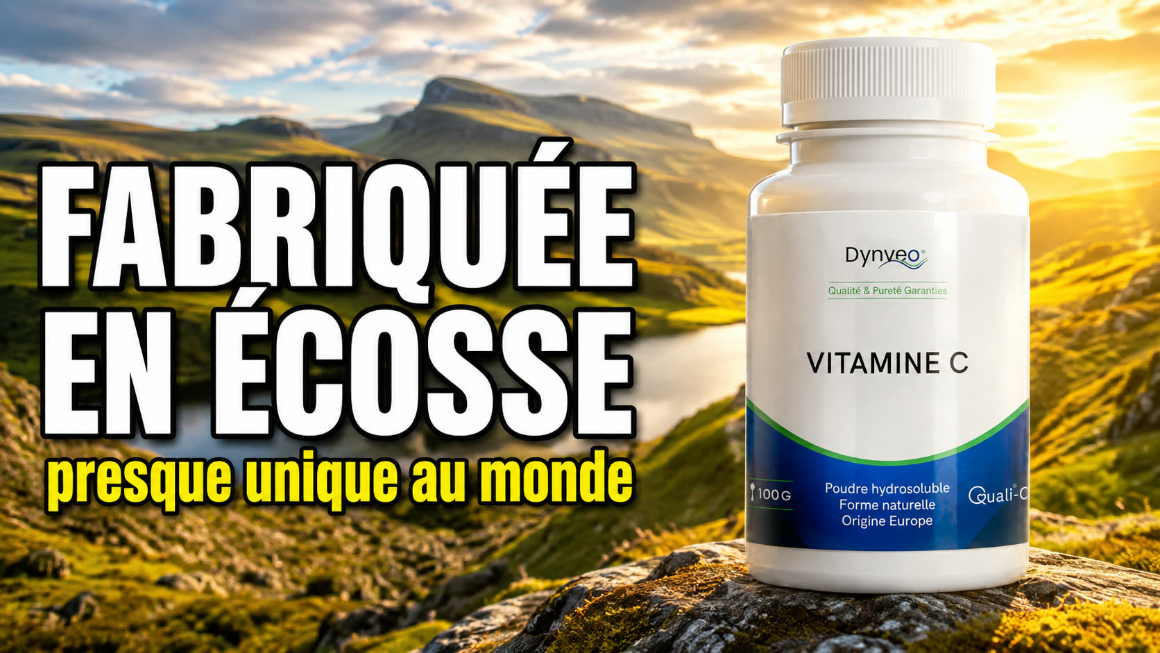 Vidéo vitamine C Quali-C poudre 100 g Dynveo Paris Herba Barona