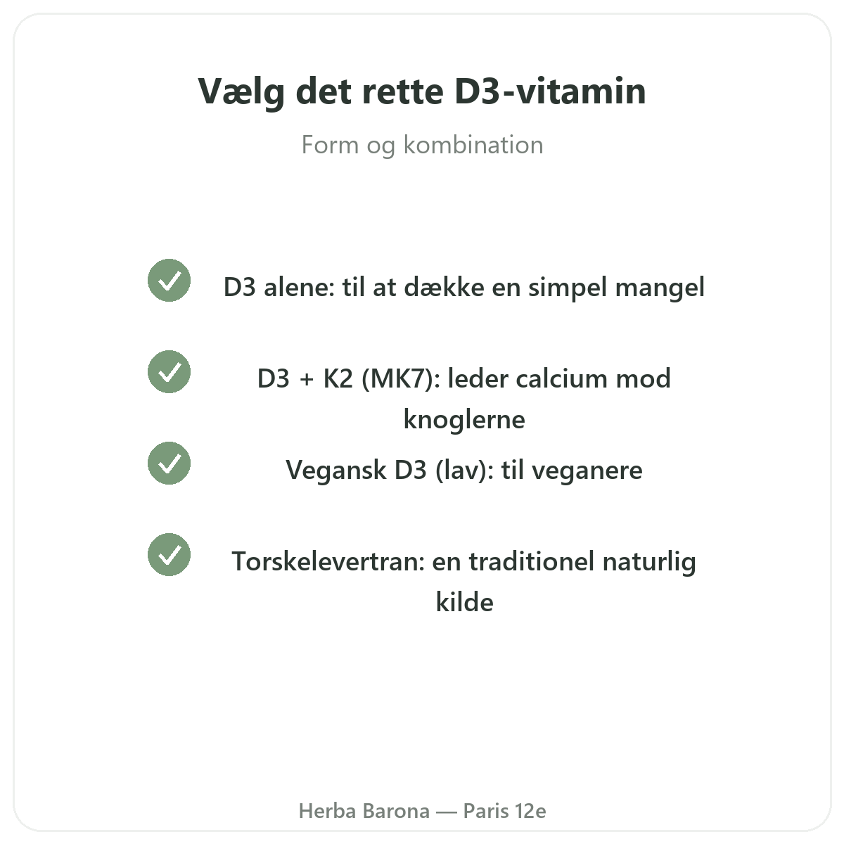 Vitamin D3 K2 Paris Paris - kvalitetsløfter hos Herba Barona Paris 12