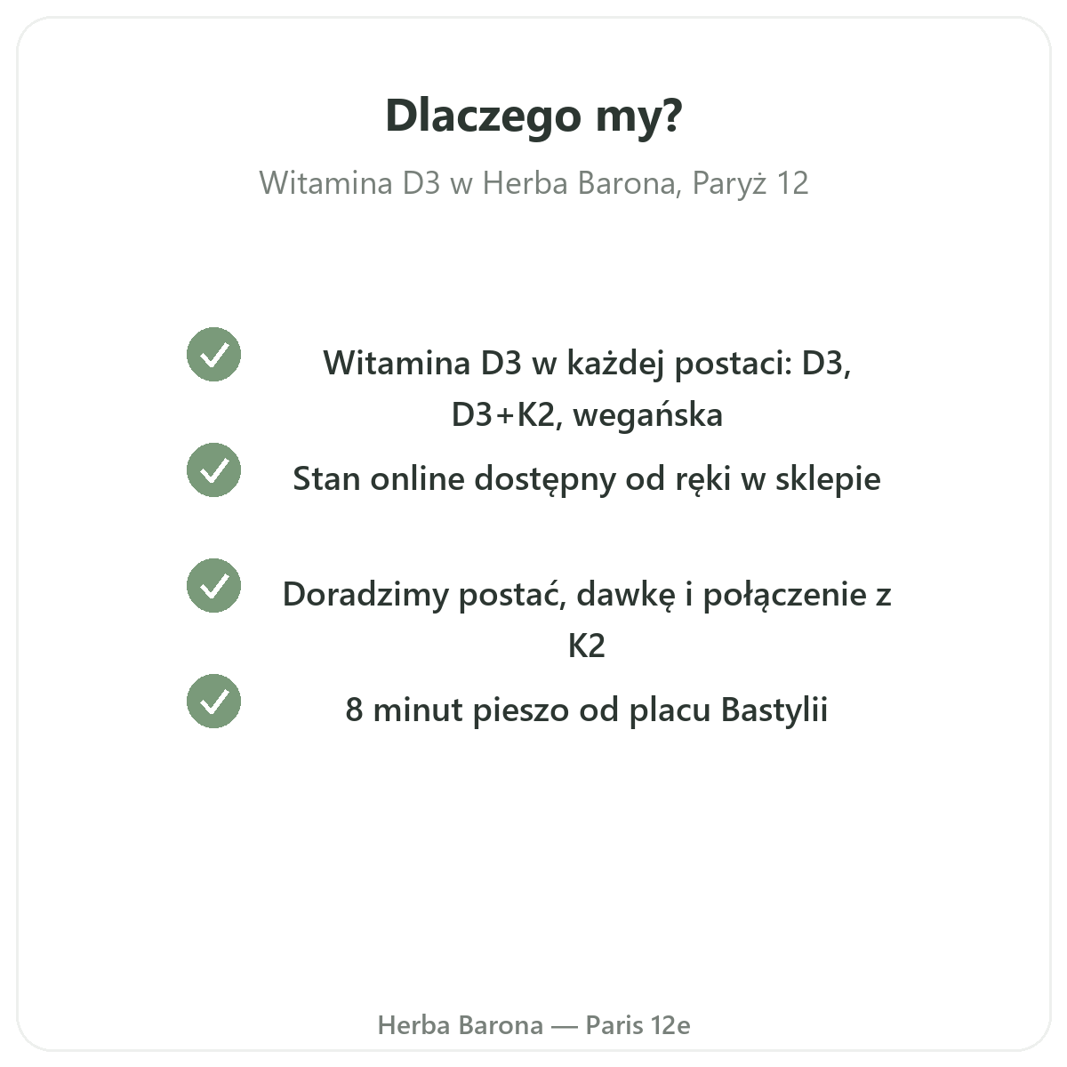 Dlaczego kupić witaminę D3 K2 w Herba Barona - dostępna także w Polsce