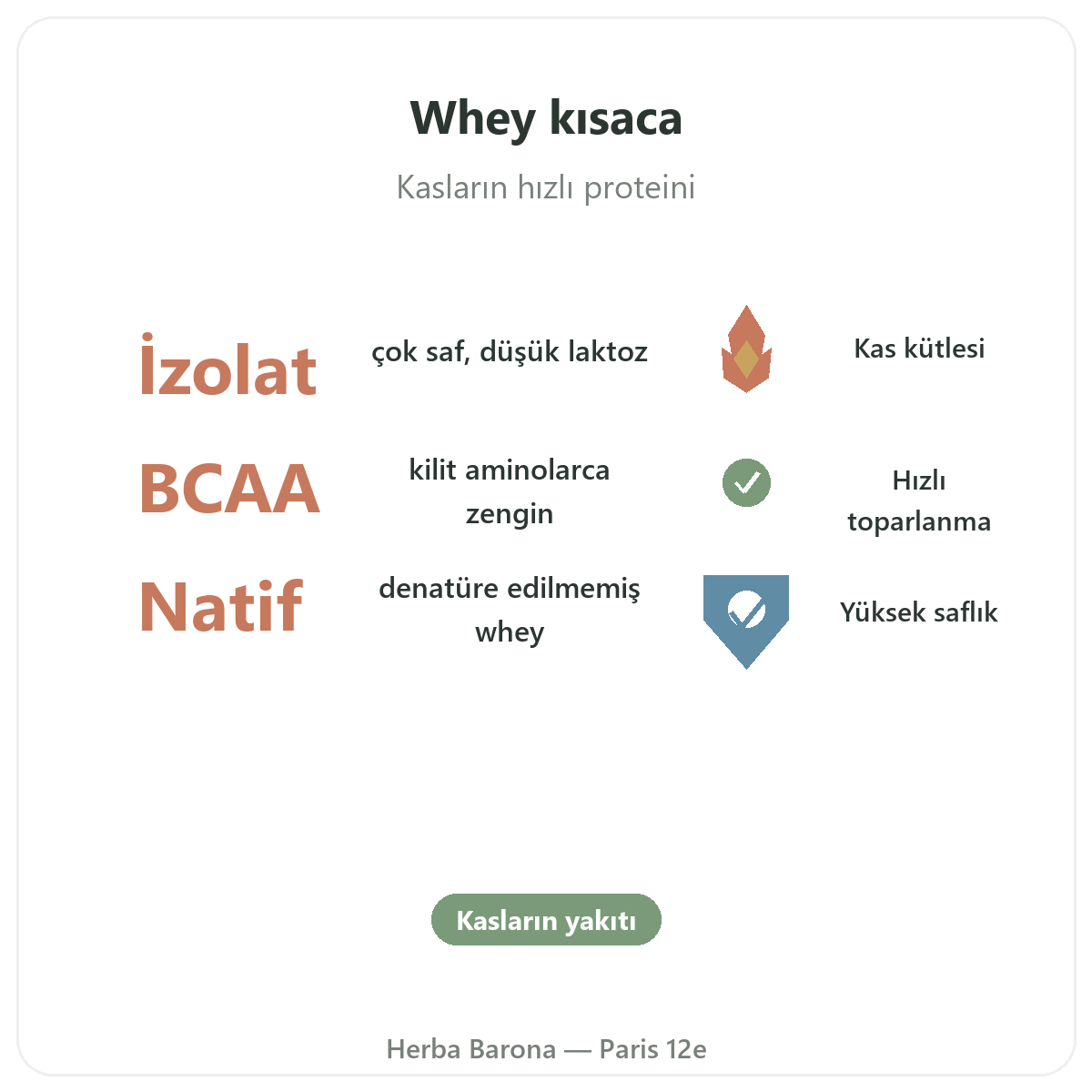 Whey protein isolat Paris Paris kısaca - Herba Barona Paris 12. bölgede önemli rakamlar
