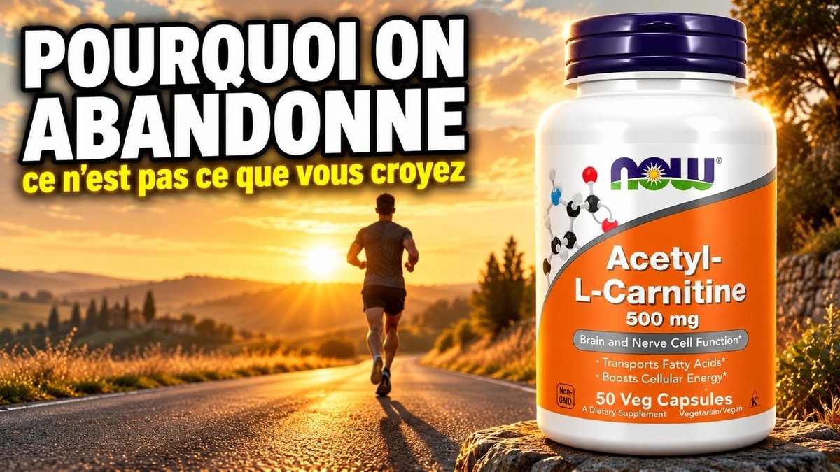 Vidéo Acétyl-L-Carnitine 500 mg Now Foods Paris Herba Barona