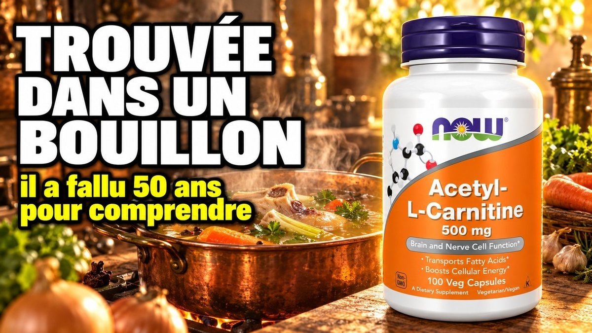 Vidéo Acétyl-L-Carnitine 500 mg Now Foods Paris Herba Barona