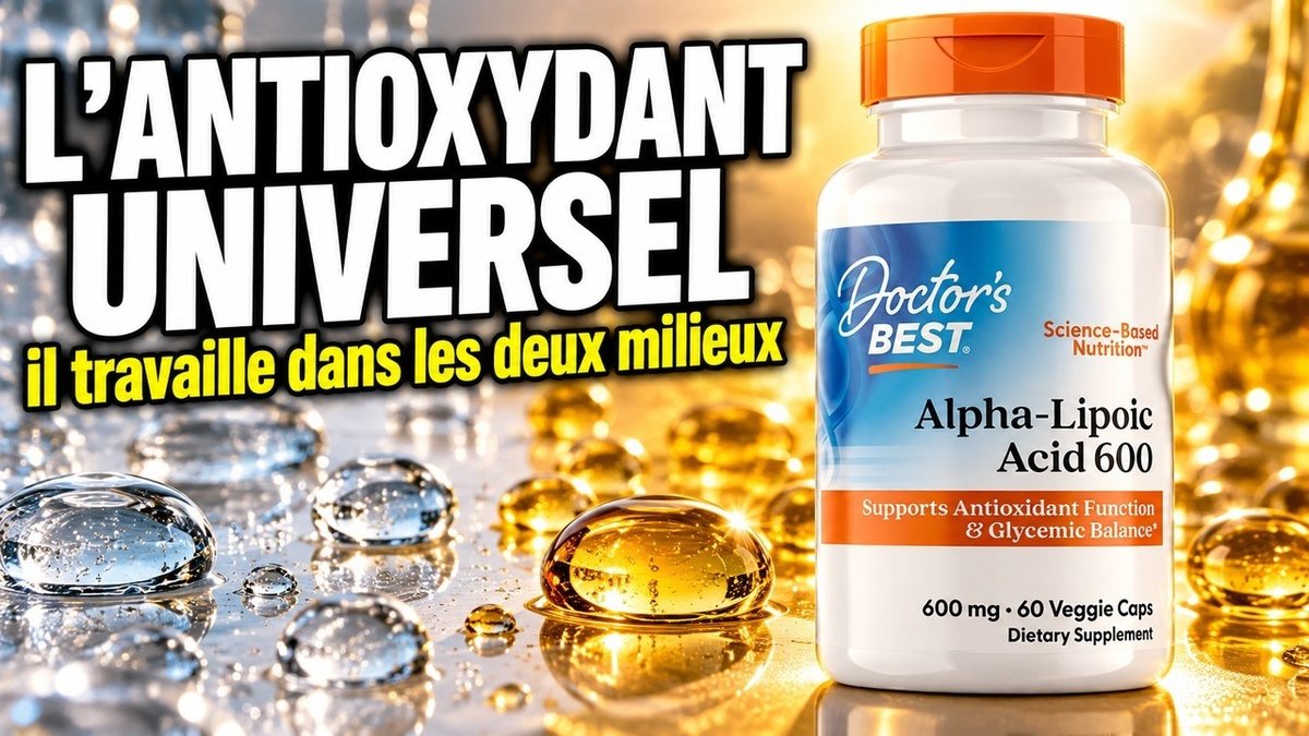 Vidéo Acide alpha-lipoïque 600 mg Doctor's Best Acide alpha-lipoïque 600 mg 60 gélules Doctor's Best Paris Herba Barona