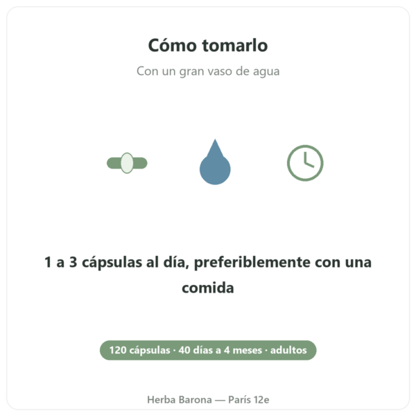 AKBA30 Boswellia serrata 30 % AKBA – Vital Osmose – 120 cápsulas modo de uso Paris Herba Barona