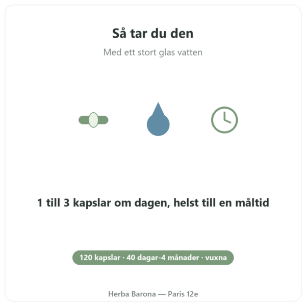 AKBA30 Boswellia serrata 30 % AKBA – Vital Osmose – 120 kapslar användning Paris Herba Barona