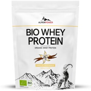 BIO Whey Protein Vanille AlpenPower 1000 g Paris Herba Barona