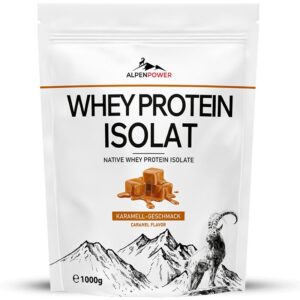Whey Protein Isolat Caramel AlpenPower 1000 g Paris Herba Barona