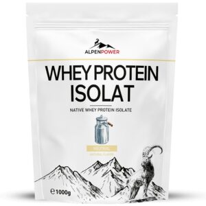 Whey Protein Isolat Neutre AlpenPower 1000 g Paris Herba Barona