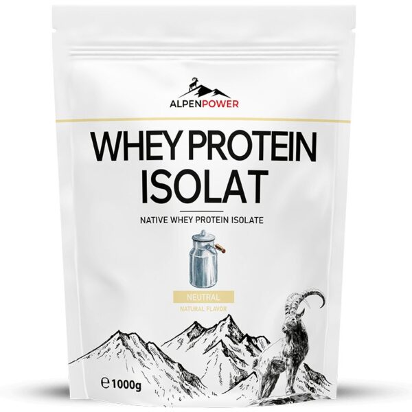 Whey Protein Isolat Neutre AlpenPower 1000 g Paris Herba Barona