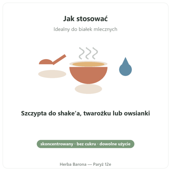 Naturalny aromat karmelowy 15 porcji – Dynveo stosowanie Paris Herba Barona
