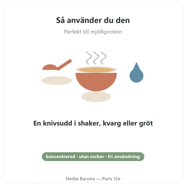 Naturlig kolaarom 15 portioner – Dynveo användning Paris Herba Barona