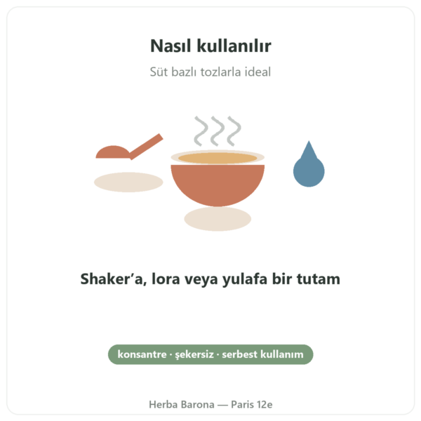 Doğal Karamel Aroması 15 Porsiyon – Dynveo kullanım Paris Herba Barona