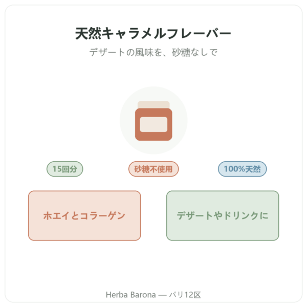 Dynveo 天然キャラメルフレーバー 15回分 商品紹介 Paris Herba Barona