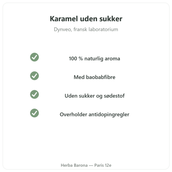 Naturlig karamelaroma 15 portioner – Dynveo kvalitet Paris Herba Barona