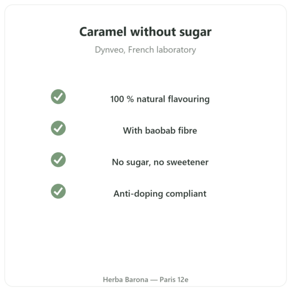 Natural Caramel Flavouring 15 servings – Dynveo quality Paris Herba Barona