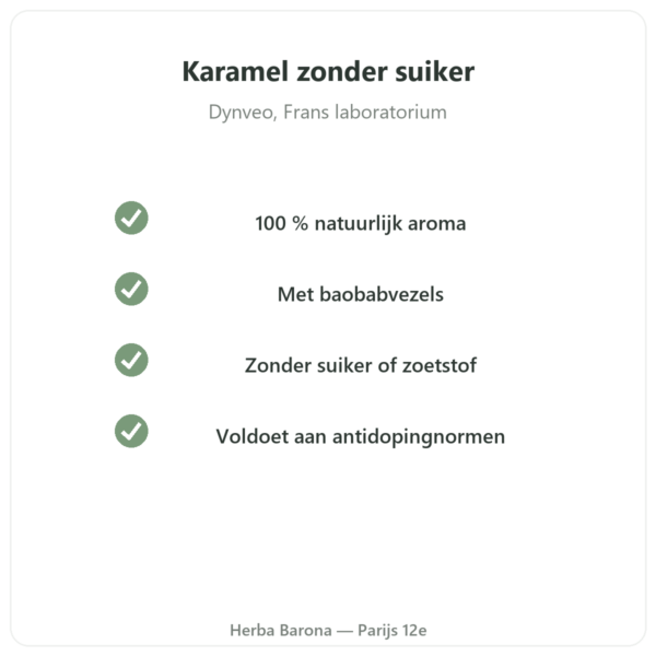 Natuurlijk karamelaroma 15 porties – Dynveo kwaliteit Paris Herba Barona