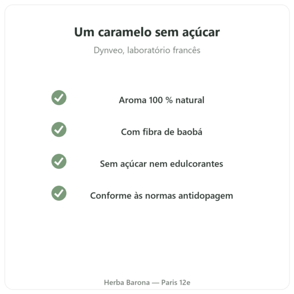 Aroma natural de caramelo 15 doses – Dynveo qualidade Paris Herba Barona