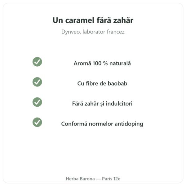 Aromă naturală de caramel 15 porții – Dynveo calitate Paris Herba Barona
