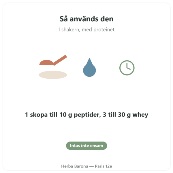 Nutripure naturlig lime- och mangoarom 50 g användning Paris Herba Barona