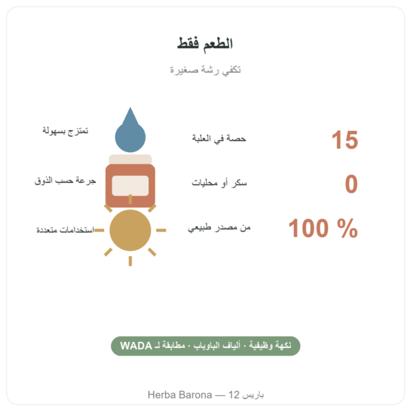 نكهة الفانيليا الطبيعية 15 حصة – Dynveo الفوائد والأرقام Paris Herba Barona