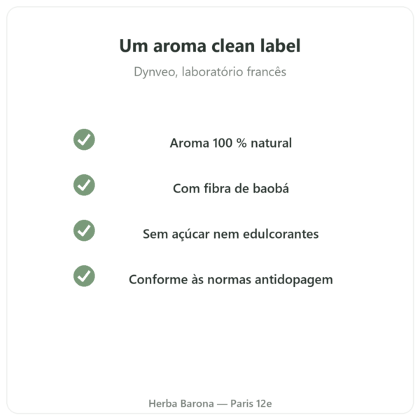 Aroma natural de baunilha 15 doses – Dynveo qualidade Paris Herba Barona