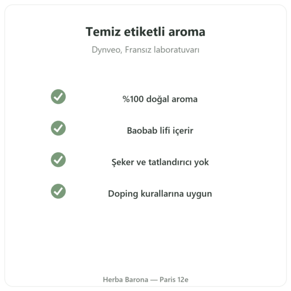 Doğal Vanilya Aroması 15 Porsiyon – Dynveo kalite Paris Herba Barona