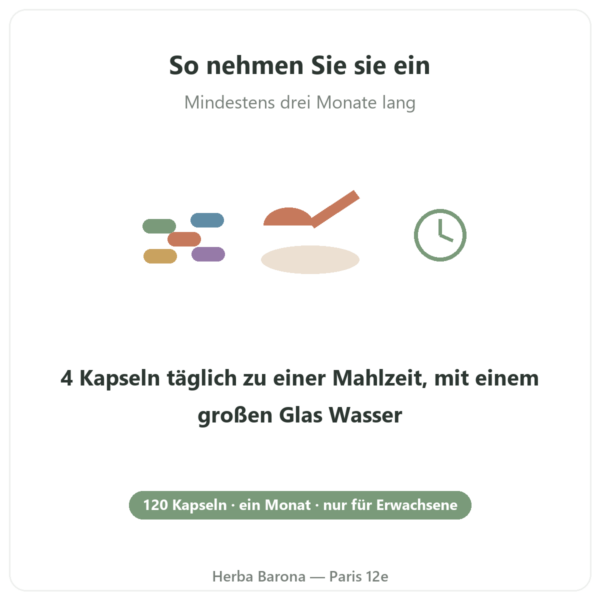 Arthropure² Nutripure 120 Kapseln Anwendung Paris Herba Barona