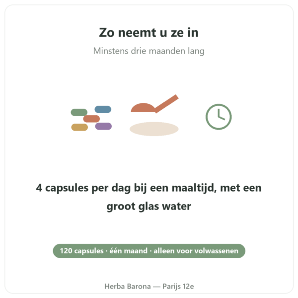 Arthropure² Nutripure 120 capsules gebruik Paris Herba Barona