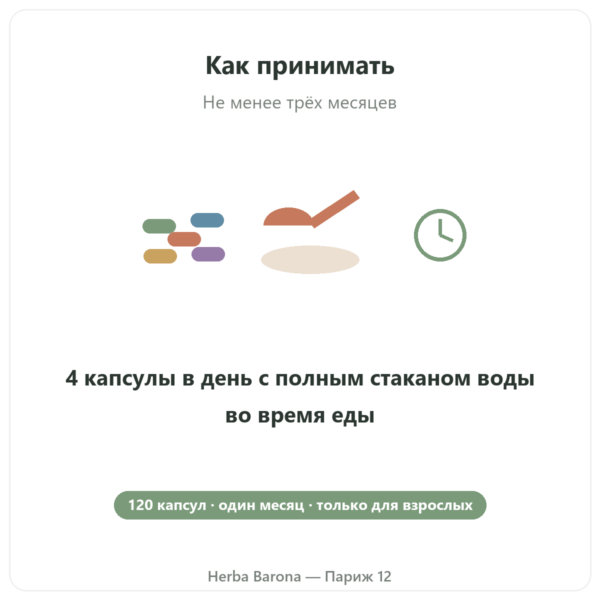Arthropure² Nutripure, 120 капсул применение Paris Herba Barona