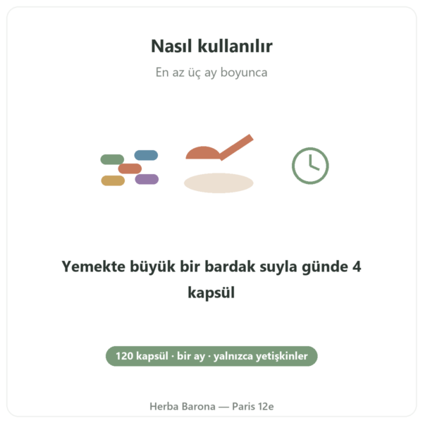 Arthropure² Nutripure 120 kapsül kullanım Paris Herba Barona