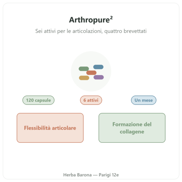 Arthropure² Nutripure 120 capsule presentazione Paris Herba Barona