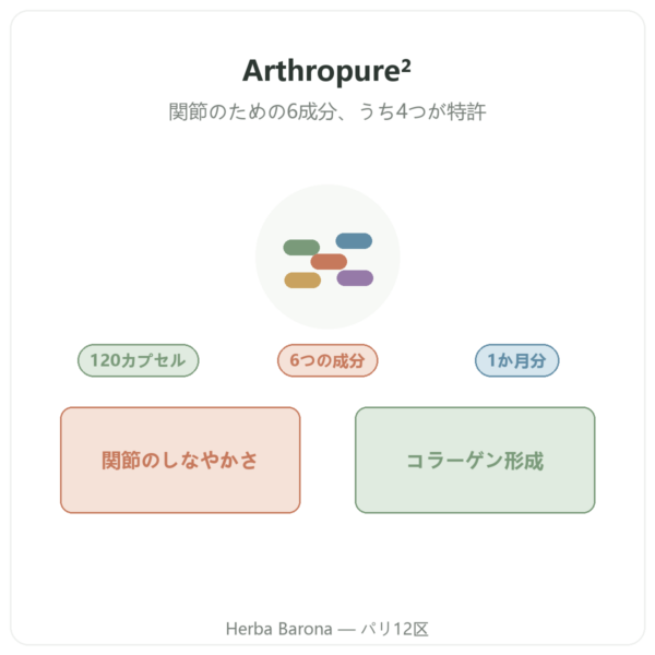 Arthropure² Nutripure 120カプセル 商品紹介 Paris Herba Barona