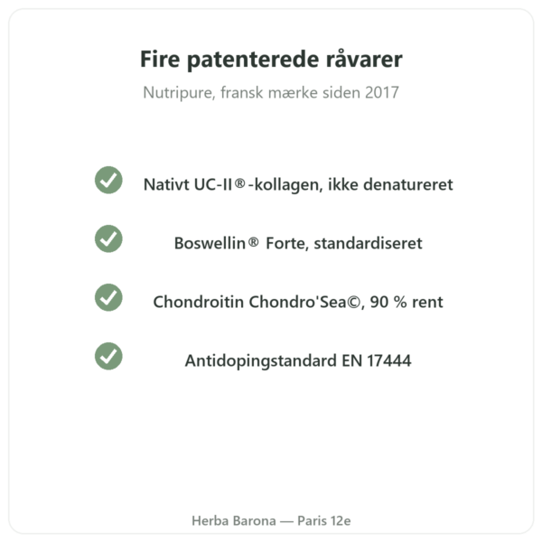 Arthropure² Nutripure 120 kapsler kvalitet Paris Herba Barona