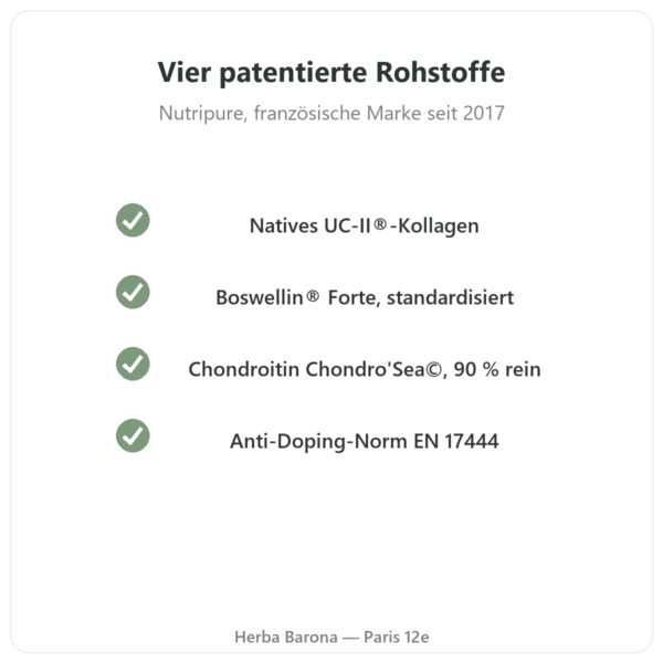 Arthropure² Nutripure 120 Kapseln Qualität Paris Herba Barona
