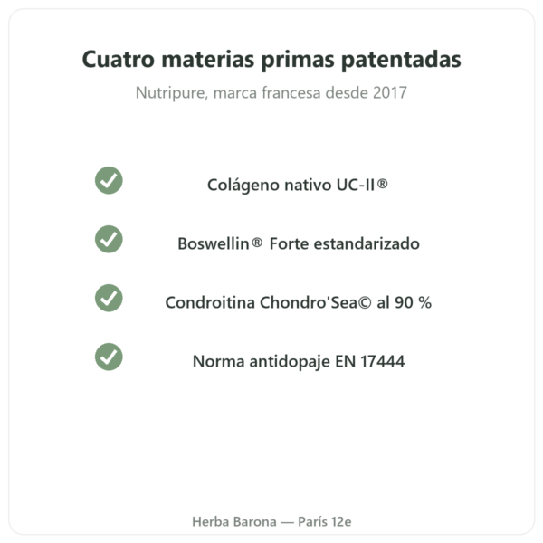 Arthropure² Nutripure 120 cápsulas calidad Paris Herba Barona