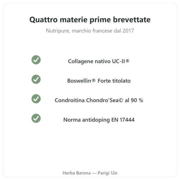 Arthropure² Nutripure 120 capsule qualità Paris Herba Barona