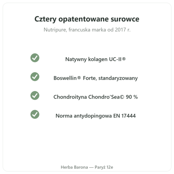 Arthropure² Nutripure 120 kapsułek jakość Paris Herba Barona