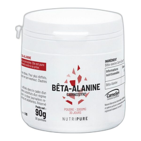Bêta-Alanine CarnoSyn® Nutripure 3 g par dosette pot 90 g Paris Herba Barona