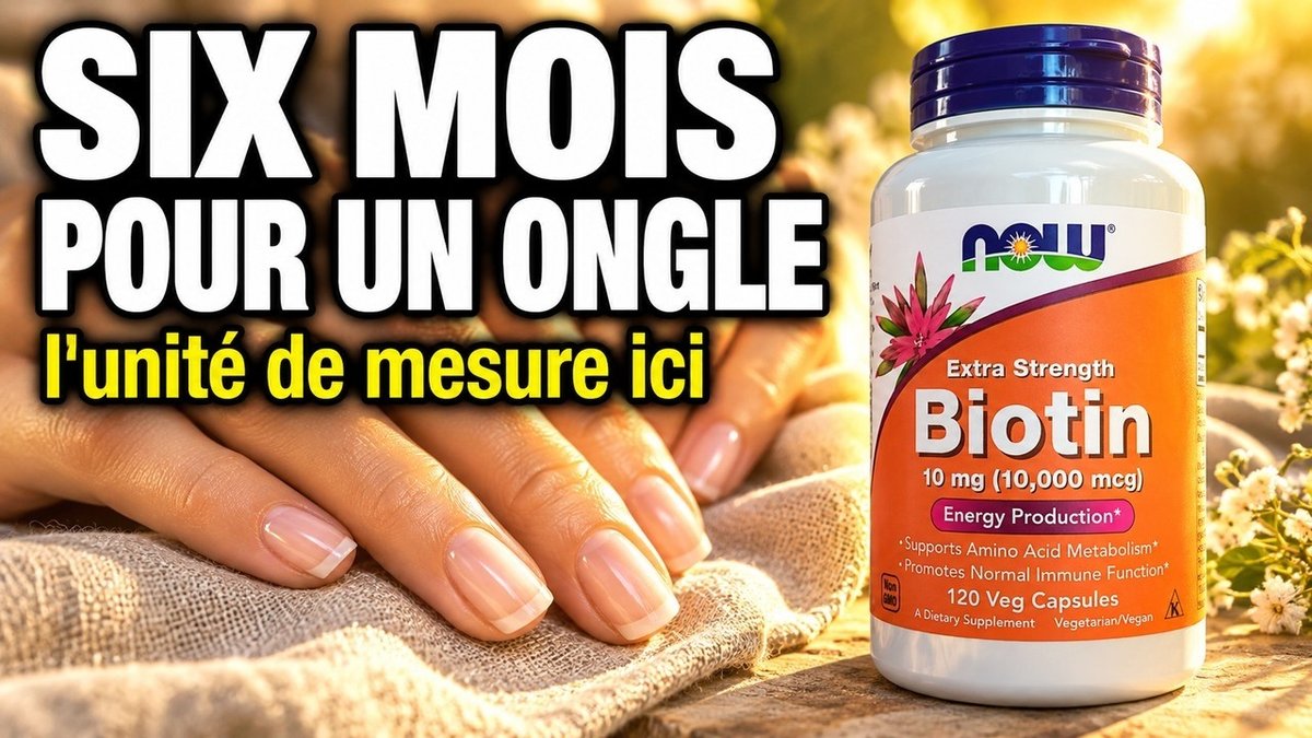Vidéo Biotine – 10 000 mcg (10 mg) Now Foods Paris Herba Barona
