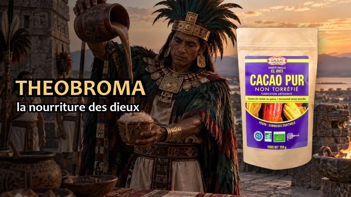 Vidéo Cacao criollo cru en poudre Saldac Cacao Criollo Cru Pur en Poudre Bio 250g Saldac Paris Herba Barona