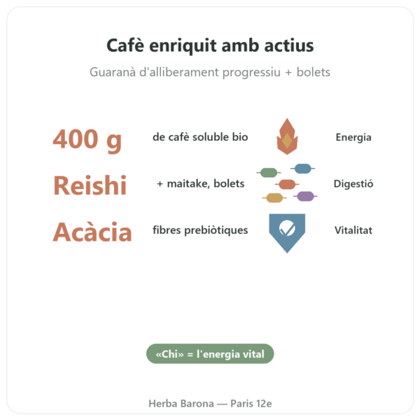 Chi Café BIO Soluble Dr Jacob's 400 g bienfaits Paris Herba Barona
