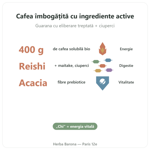 Chi Café BIO Solubil Dr Jacob’s 400 g bienfaits Paris Herba Barona