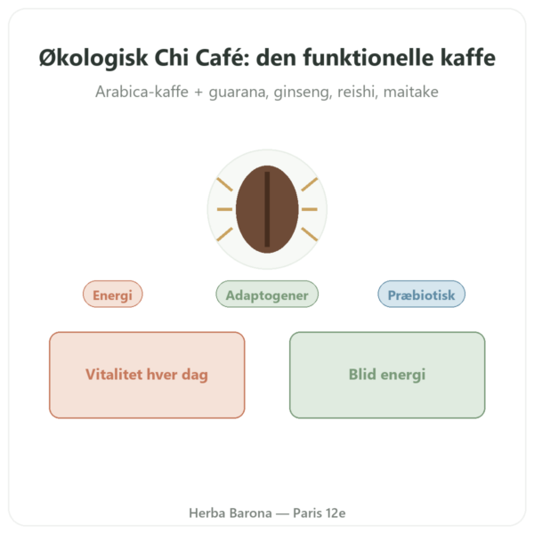 Chi café BIO Opløselig Dr Jacob’s 400 g presentation Paris Herba Barona