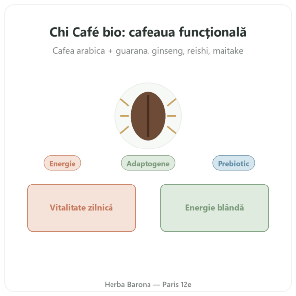 Chi Café BIO Solubil Dr Jacob’s 400 g presentation Paris Herba Barona