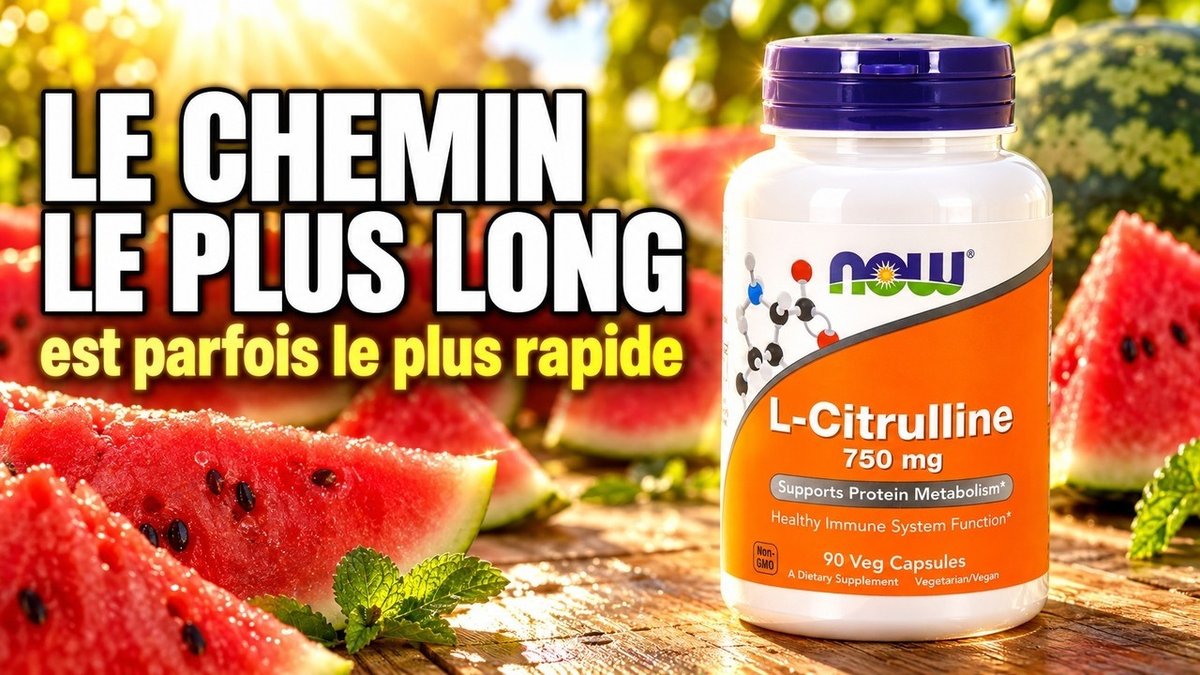 Vidéo Citrulline 750mg Now Foods Paris Herba Barona