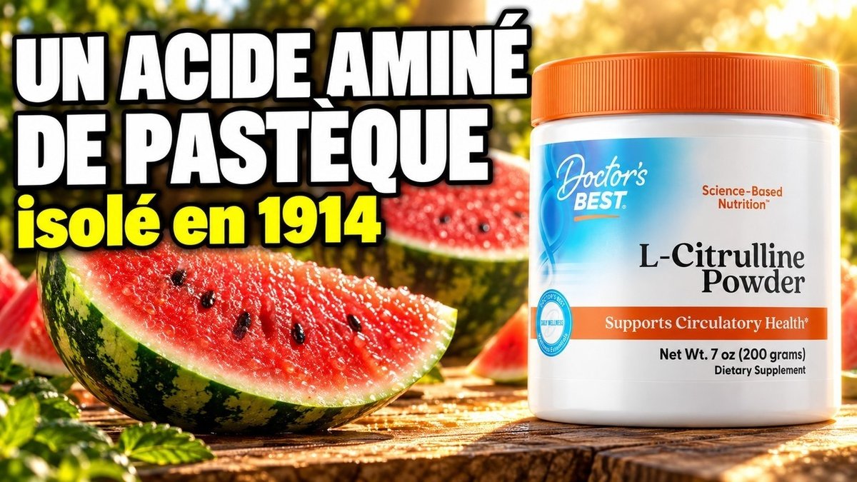 Vidéo Citrulline en poudre Doctor's Best Citrulline en poudre 200 gr Doctor's Best Paris Herba Barona